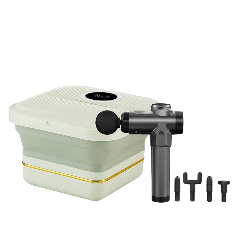 Foot Spa + Professional Massage Gun