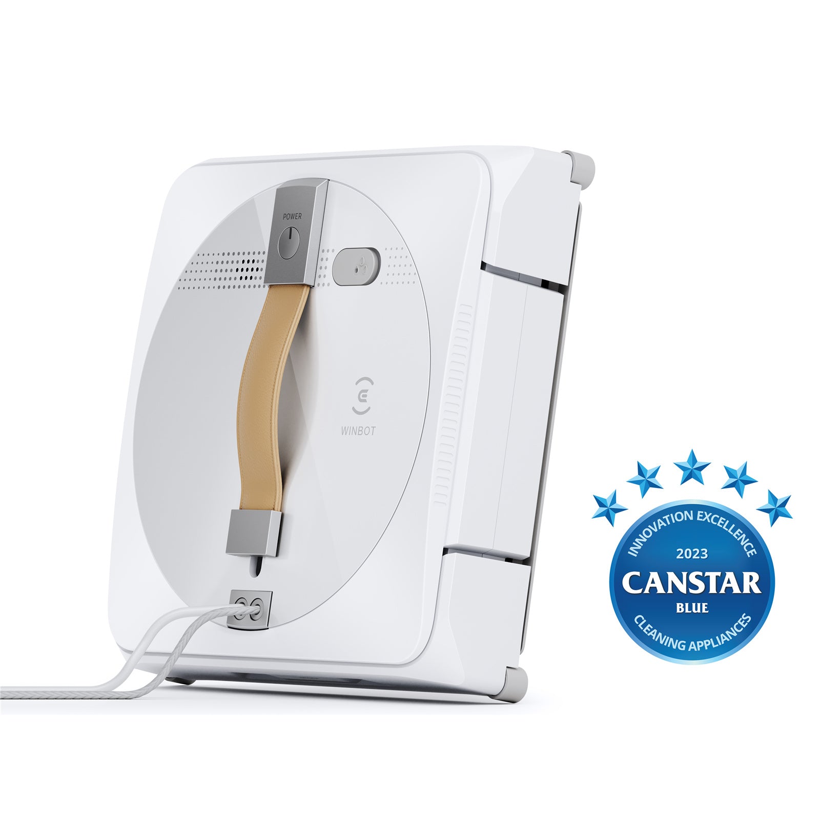 EcoVacs Winbot W1 Pro Smart Window Cleaning Robot 2800Pa Power, Edge Detection technology Win-Slam 3.0 Path Planning