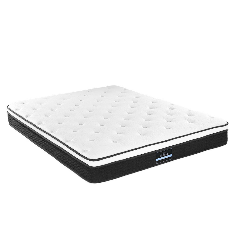 Siena 21cm Thick Euro Top Spring Mattress - Queen