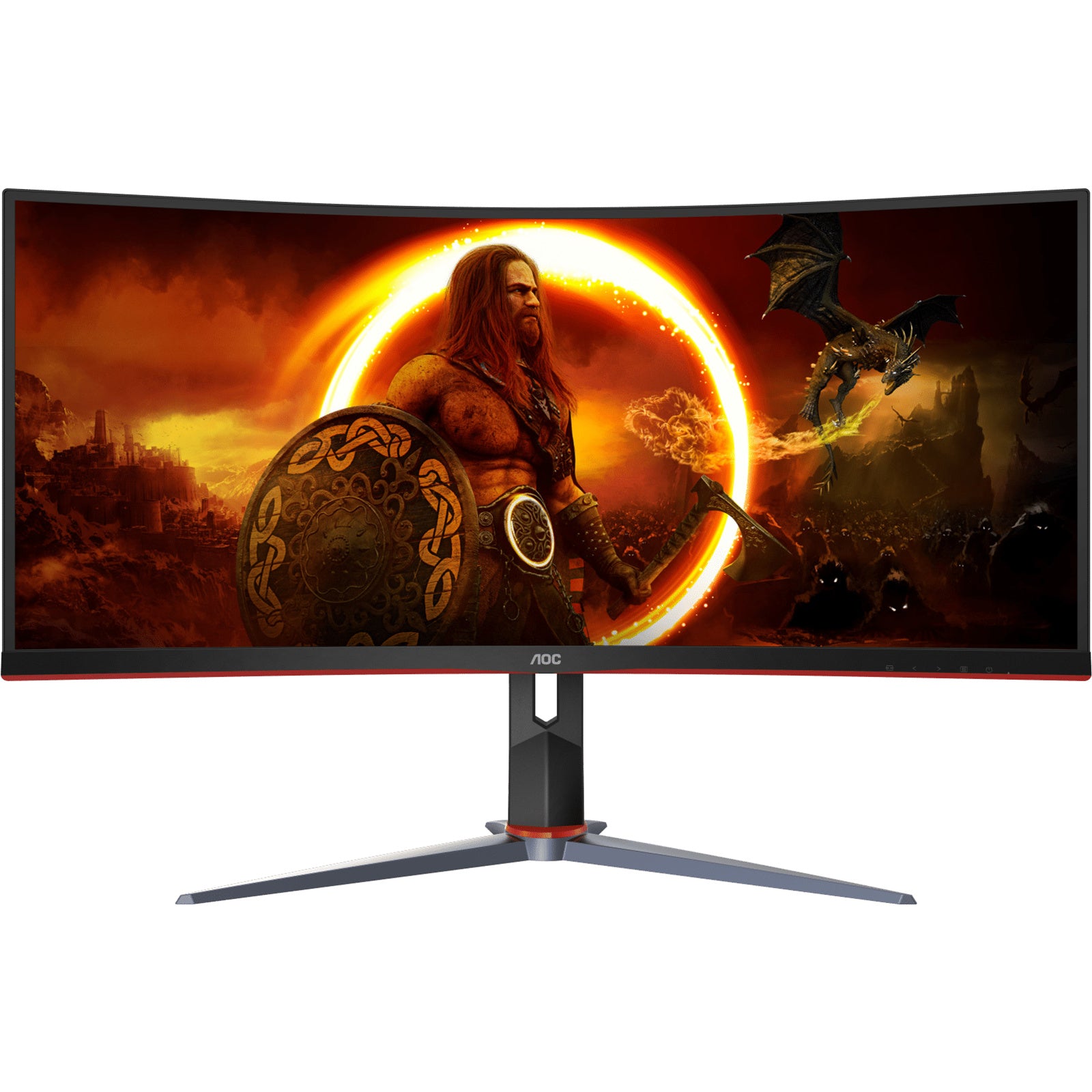 AOC CU34G2XP 34" WQHD 180Hz Curved Ultrawide Gaming Monitor