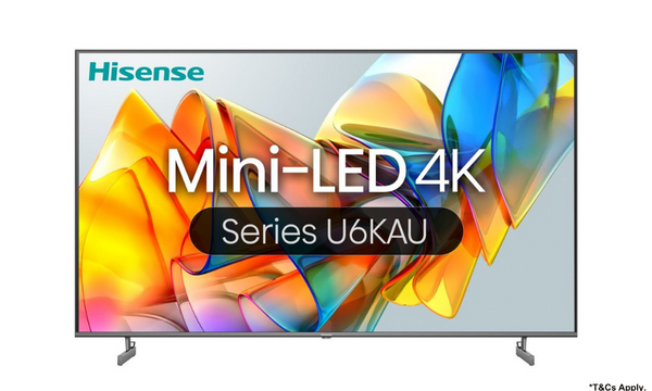 Hisense 75 Inch U6K Mini-LED 4K Smart QLED TV