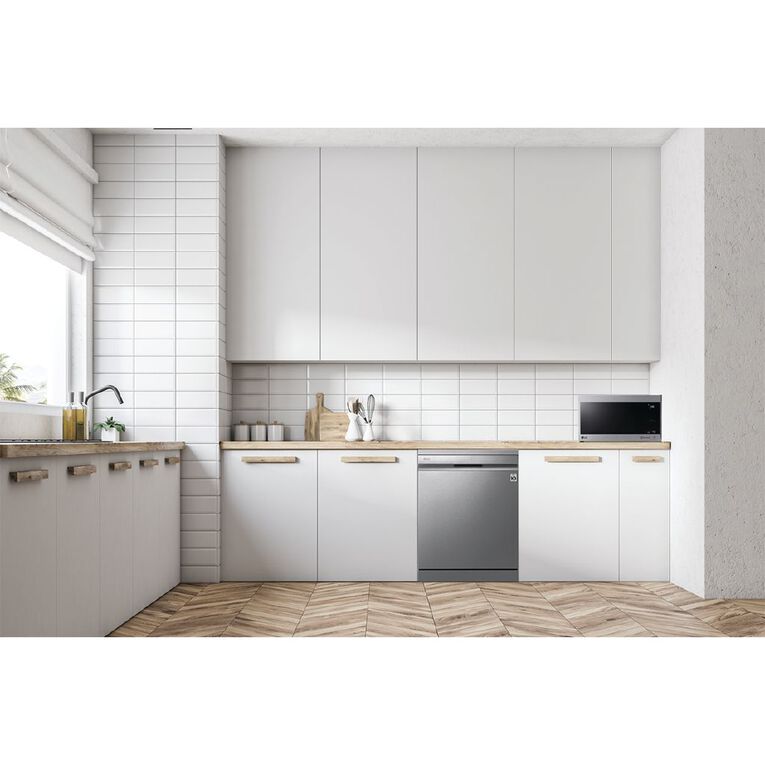 LG 60cm 15-Place Setting QuadWash Dishwasher - Noble Steel