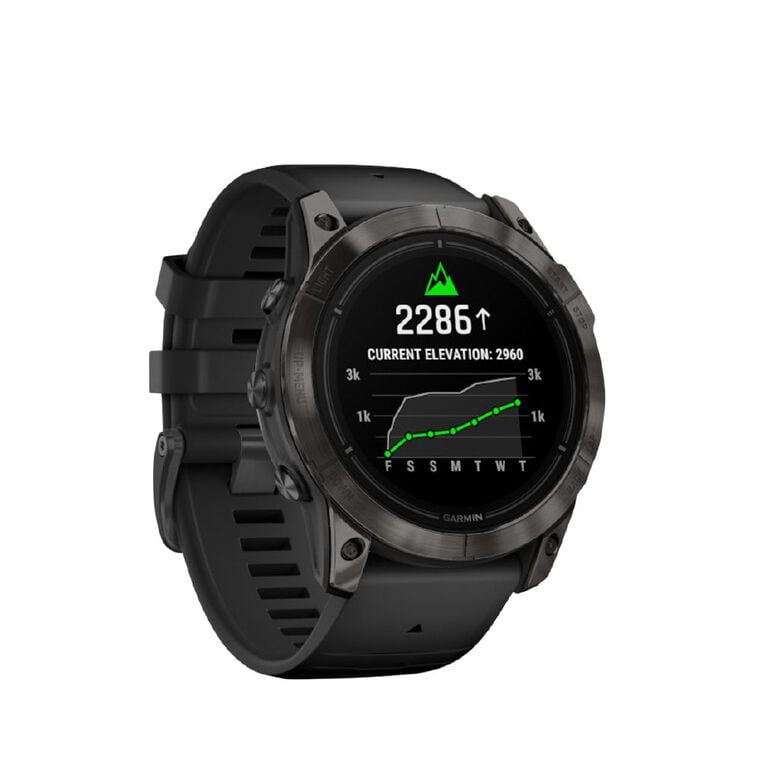 Garmin epix Pro (Gen 2) - Sapphire Edition, 51 mm, Carbon Gray DLC Titanium with Black Band