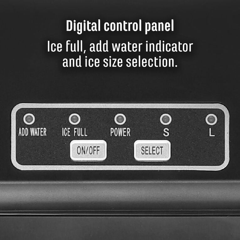 Sheffield Benchtop Ice Maker - Black