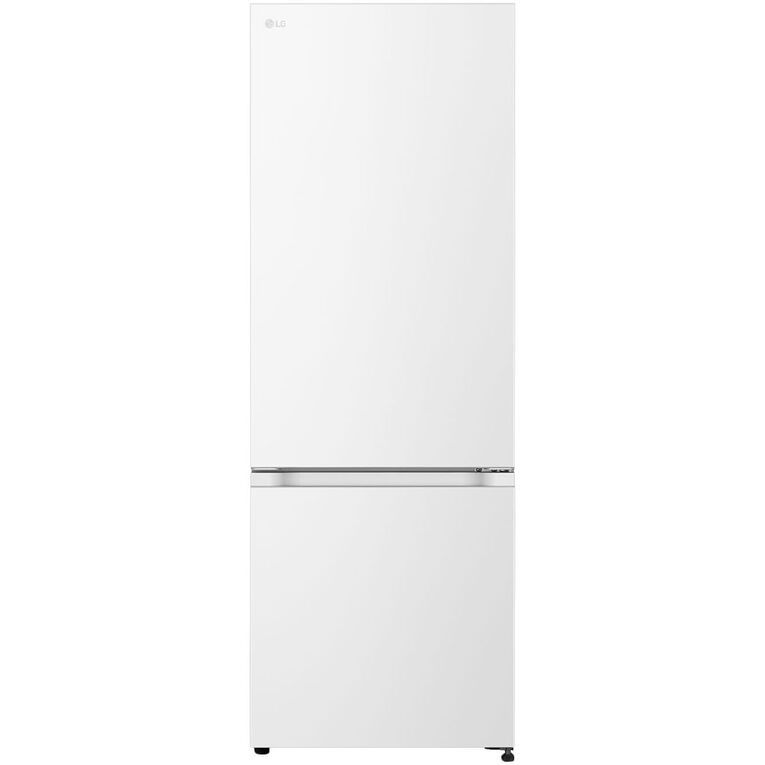 LG 335L Bottom Mount Fridge Freezer - Matte White Finish