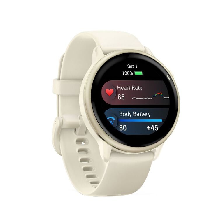 Garmin Vivoactive 6 - Bone/Lunar Gold