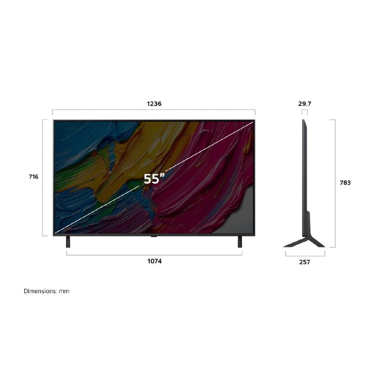 LG 55 Inch QNED80A AI LED UHD 4K Smart TV