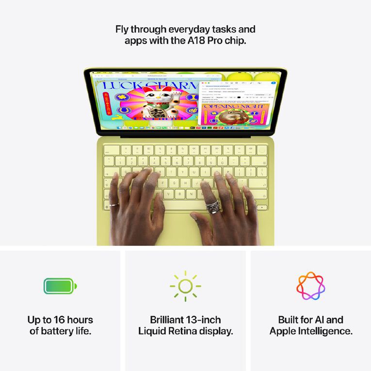 Apple MacBook Neo 13-inch with A18 Pro Chip 8GB/512GB 6 Core CPU 5 Core GPU - Touch ID - Indigo