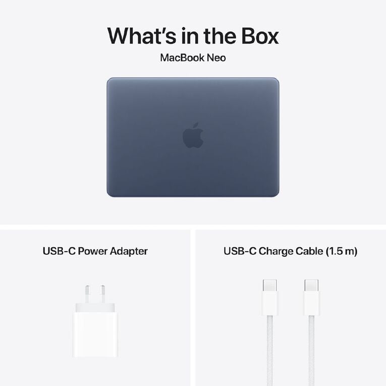 Apple MacBook Neo 13-inch with A18 Pro Chip 8GB/256GB 6 Core CPU 5 Core GPU - Indigo