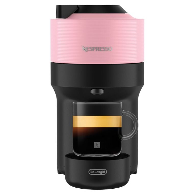 Nespresso Vertuo Pop Capsule Coffee Machine By De'Longhi - Candy Pink Value Pack