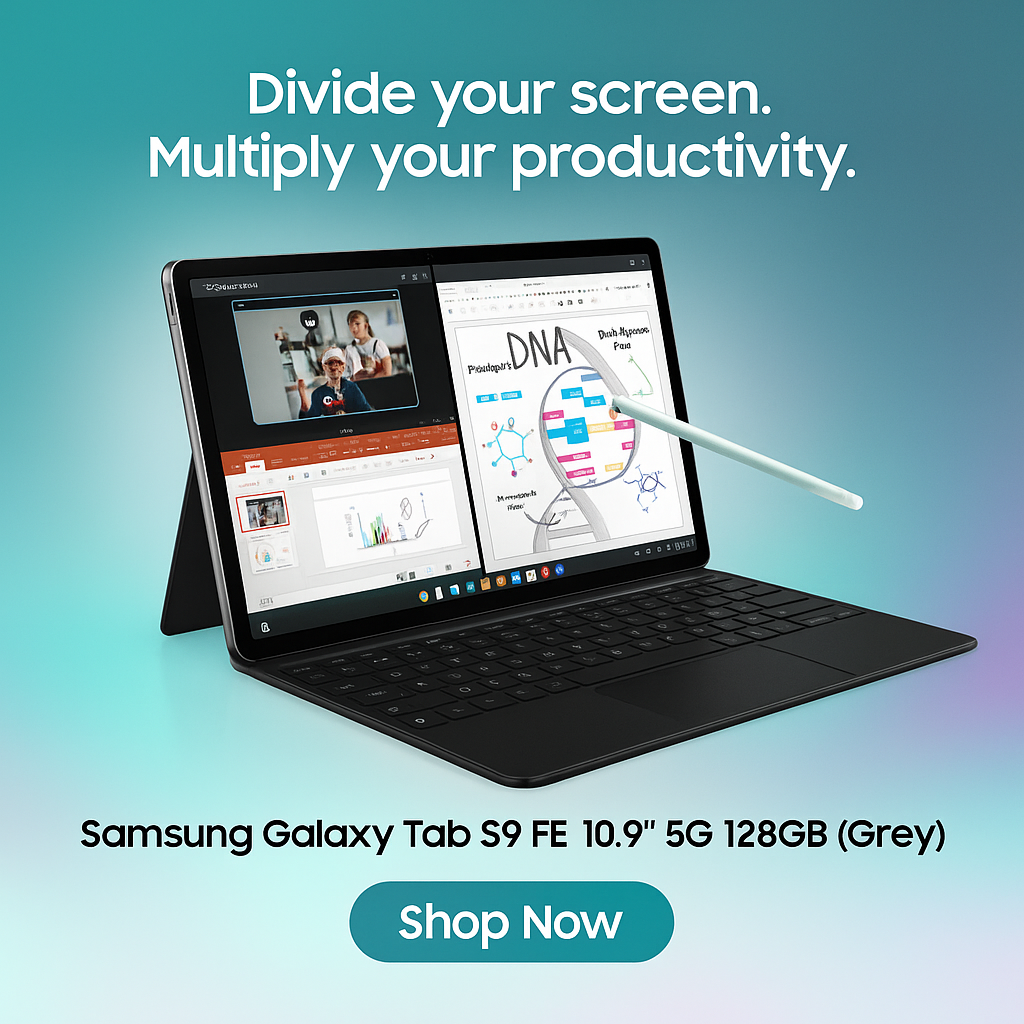 Samsung Galaxy Tab S9 FE 10.9" 5G 128GB (Grey) - Layaway AU