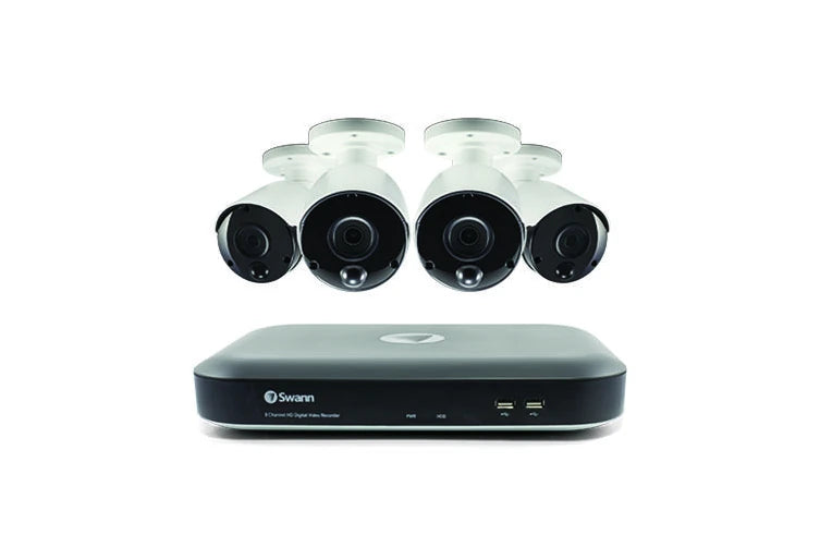 Swann 4 Camera 4 Channel 1080p Full HD DVR Security System, Grey - Layaway AU