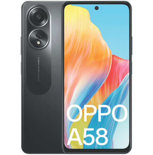 OPPO A58 128GB Glowing Black