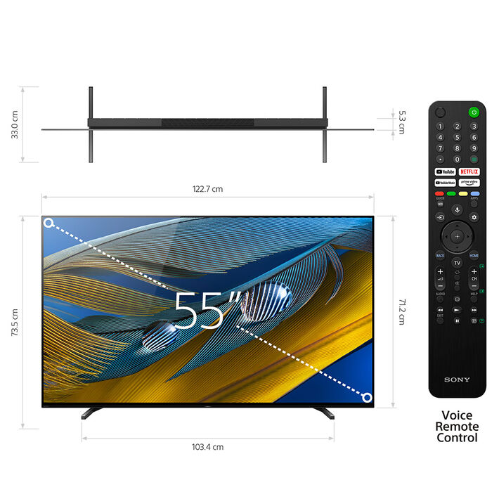 Sony BRAVIA XR OLED 4K Ultra HD 55" Smart TV (Google TV) - Layaway AU