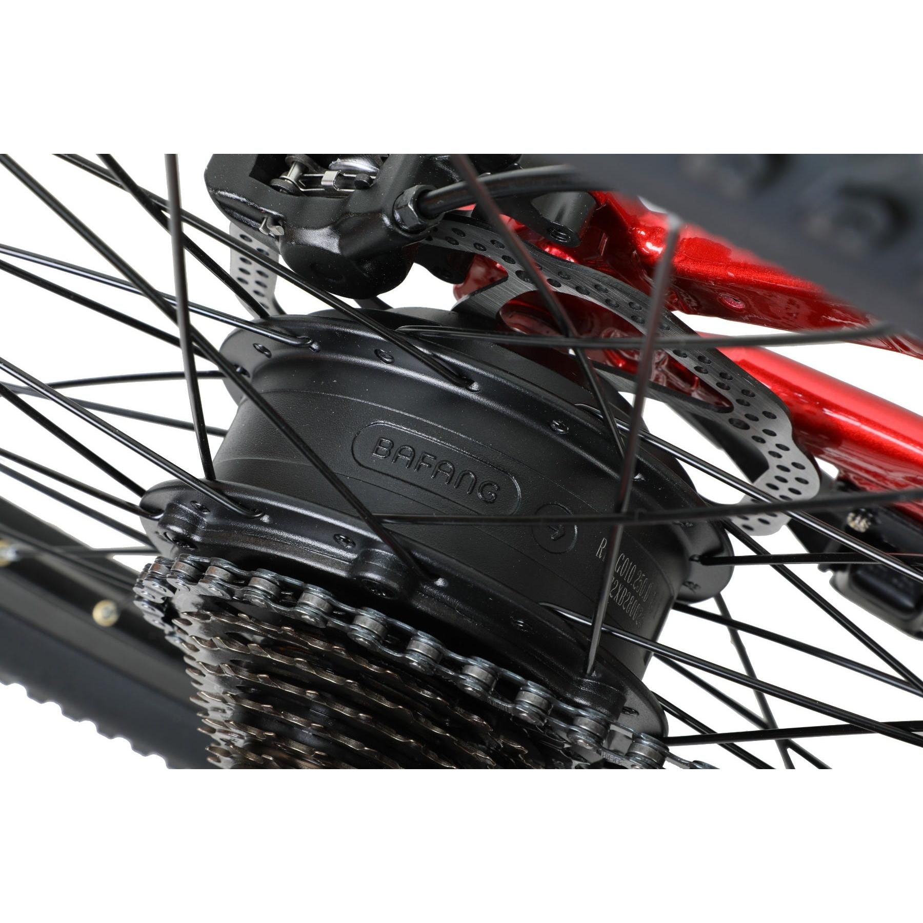 Pedal Warrior 2 24'' Electric Mountain Bike Red