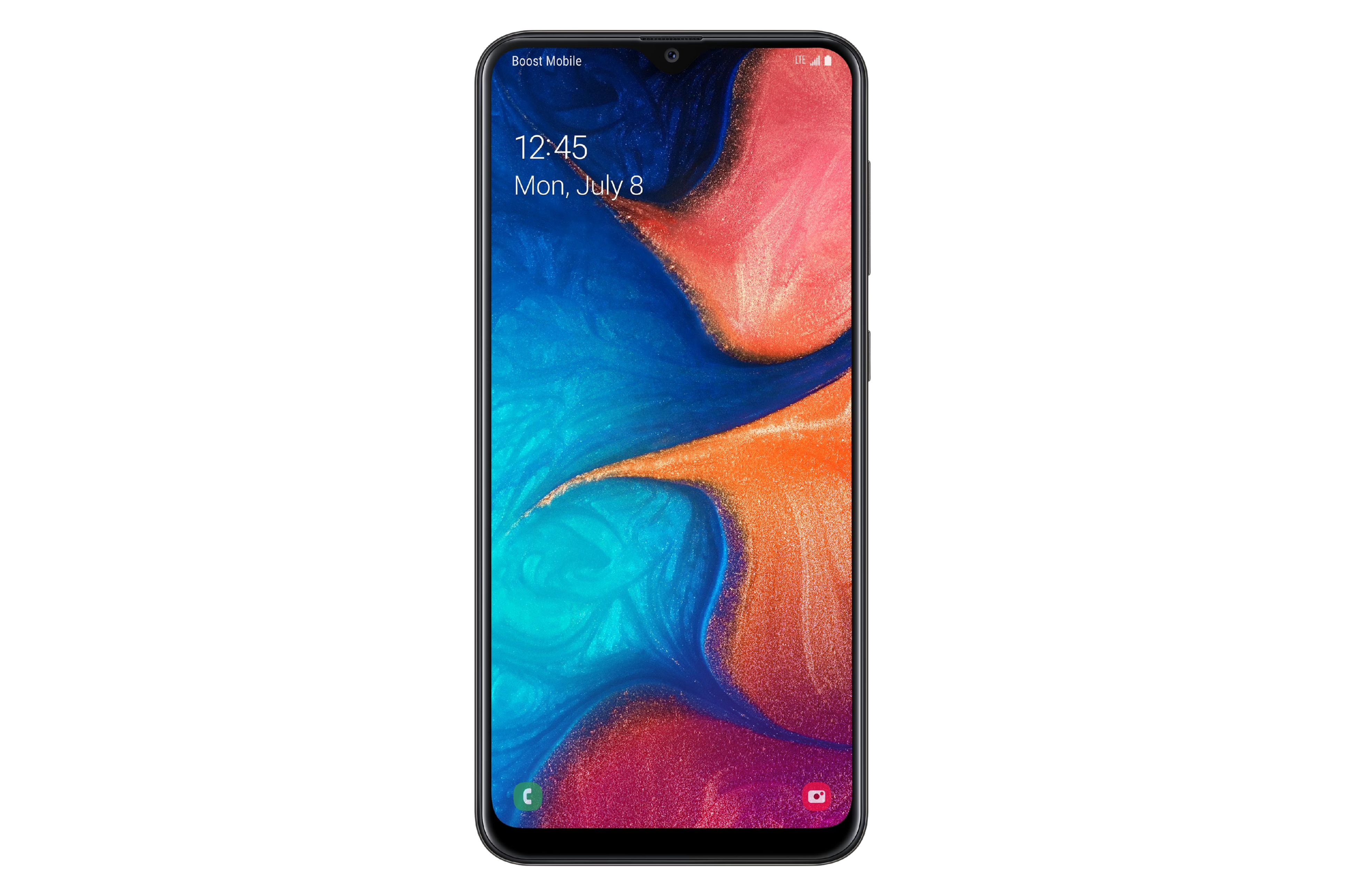Samsung A20 + Speaker + Headphones