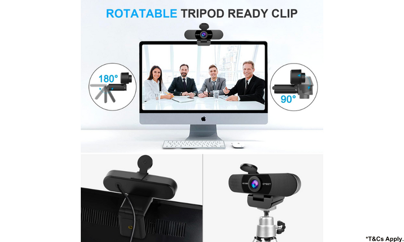 eMeet 1080P Webcam with Microphone