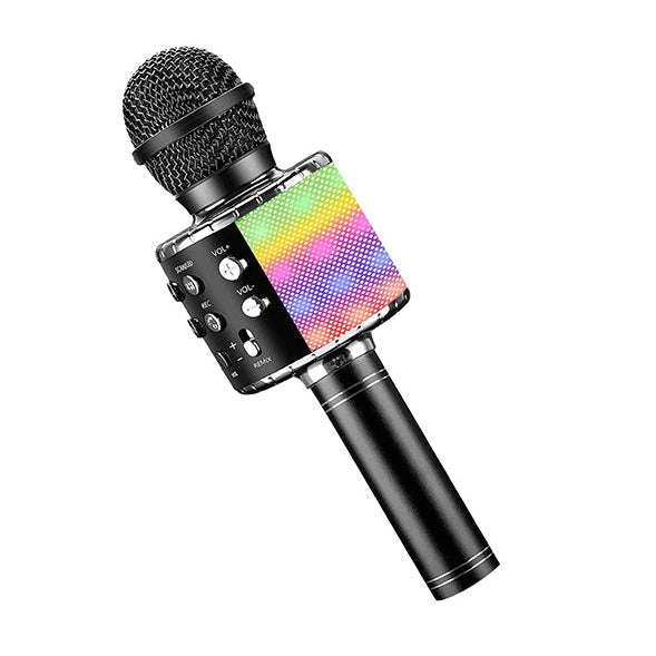 Wireless Karaoke Microphone with controllable LED Lights | LayawayAU