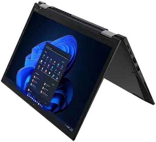 Lenovo ThinkPad X13 Yoga 13.3-Inch FHD Touchscreen WUXGA Gen3 Intel Core i5-1235U Hybrid 16GB RAM 512GB SSD Laptop, Black