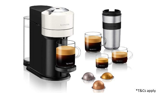 De'Longhi Coffee machine Next White Bundle with Aeroccino | Layby now