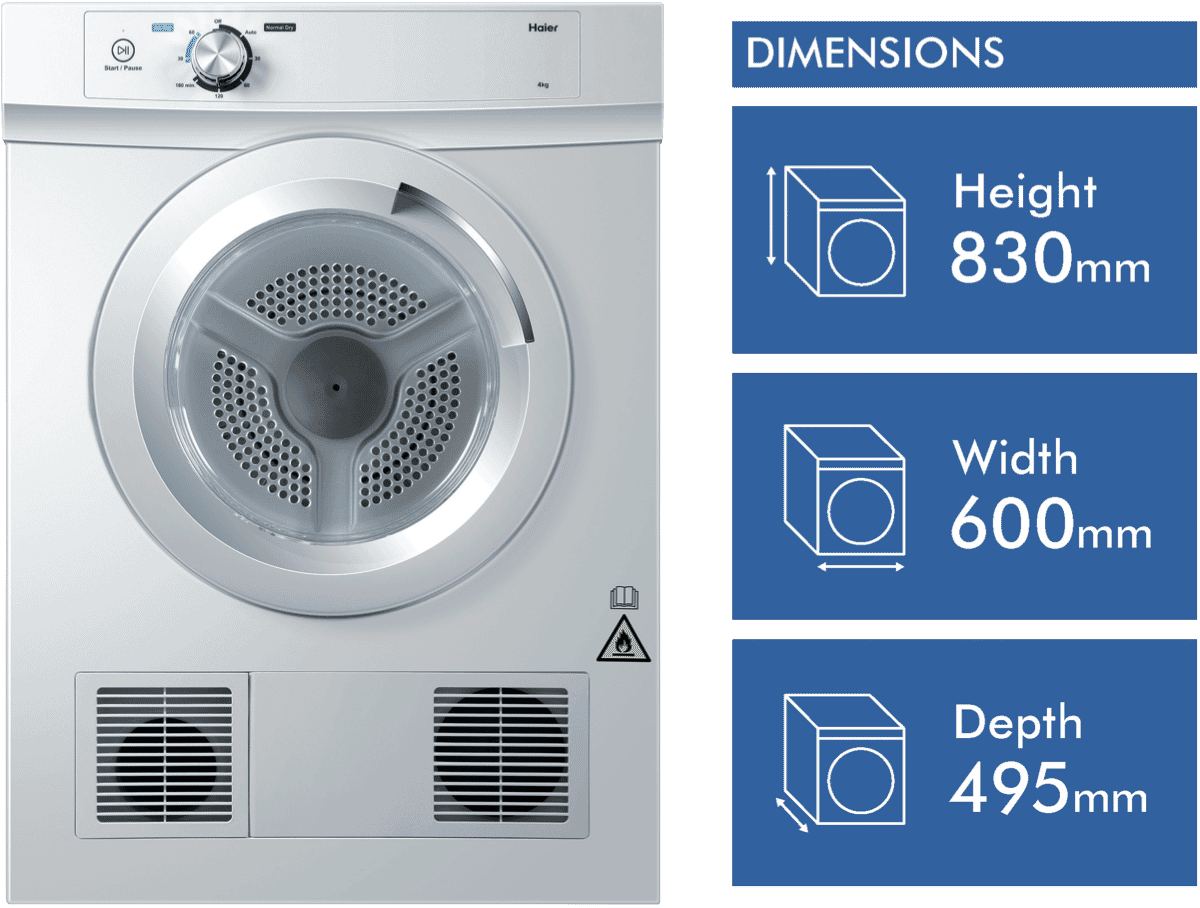 Haier 4kg Sensor Dryer - Layaway AU