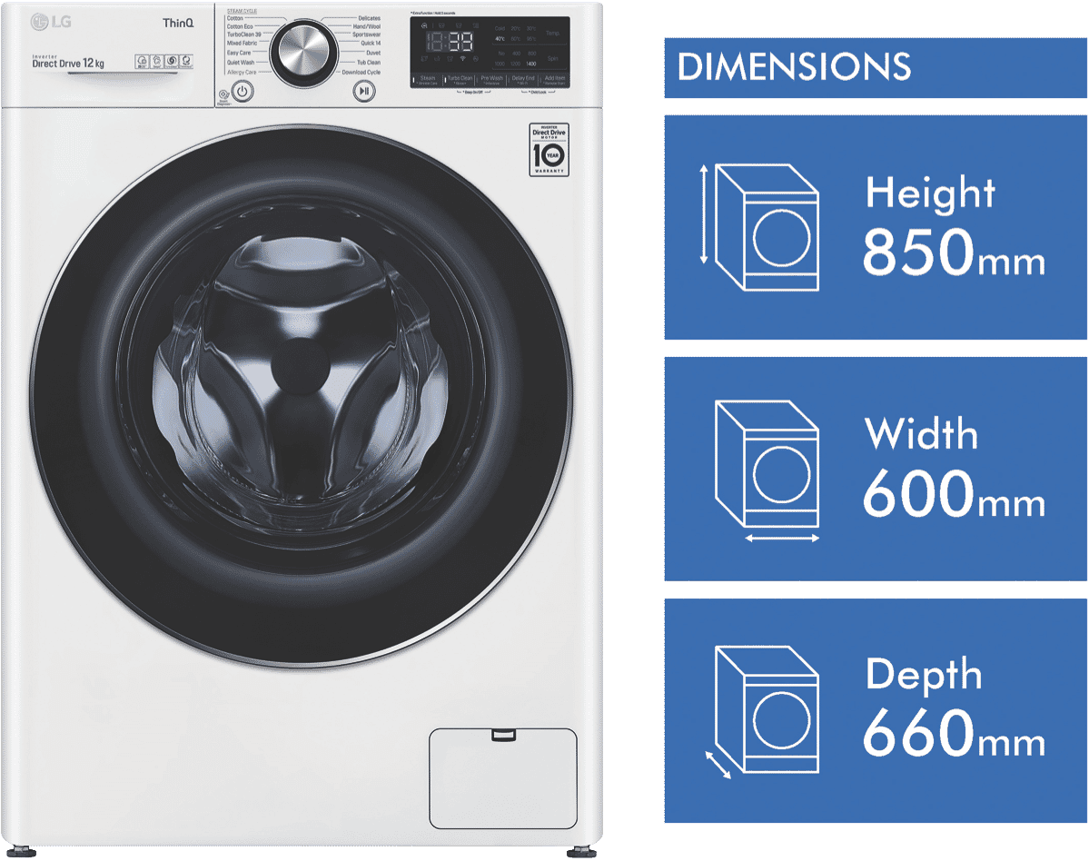 LG 12kg Front Load Washer - Layaway AU
