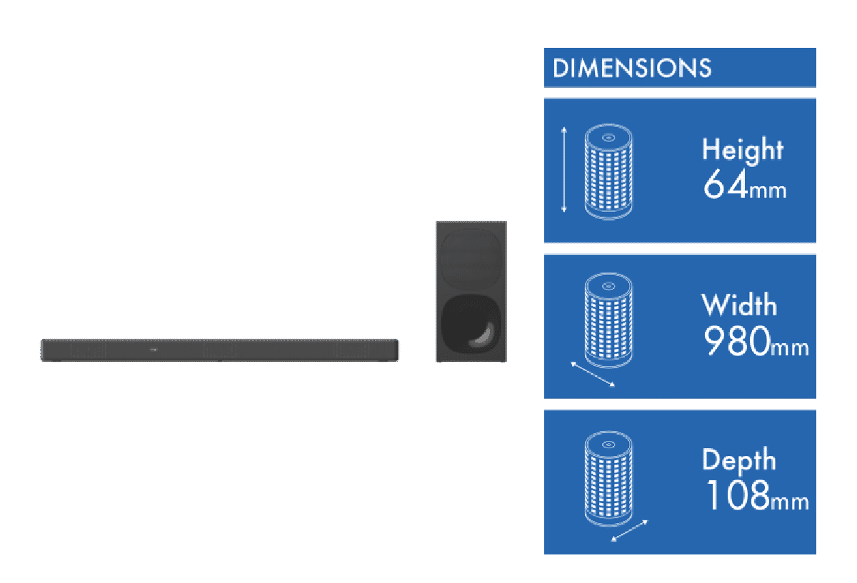 Sony 3.1ch Dolby Atmos Soundbar