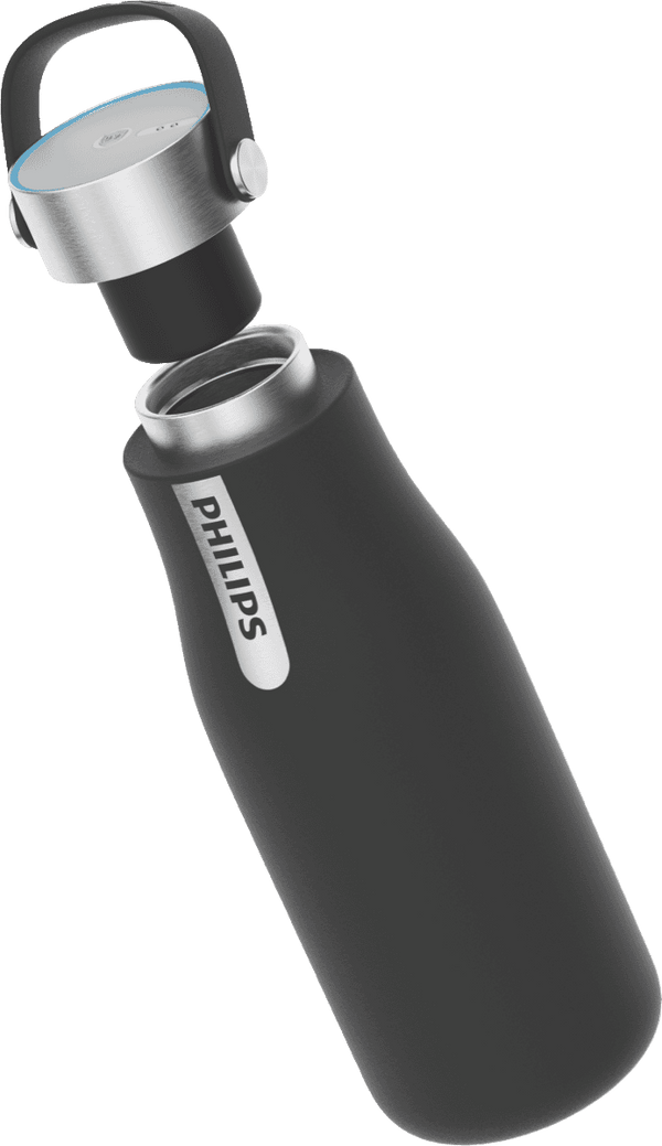 Philips Go Zero Smart UV Bottle Black 590ml