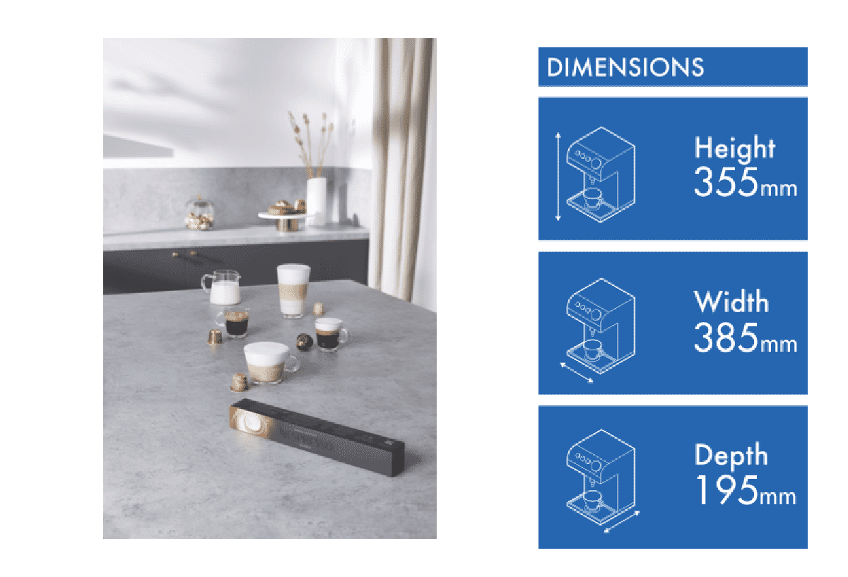 Nespresso Lattissima One Black Capsule Coffee Machine