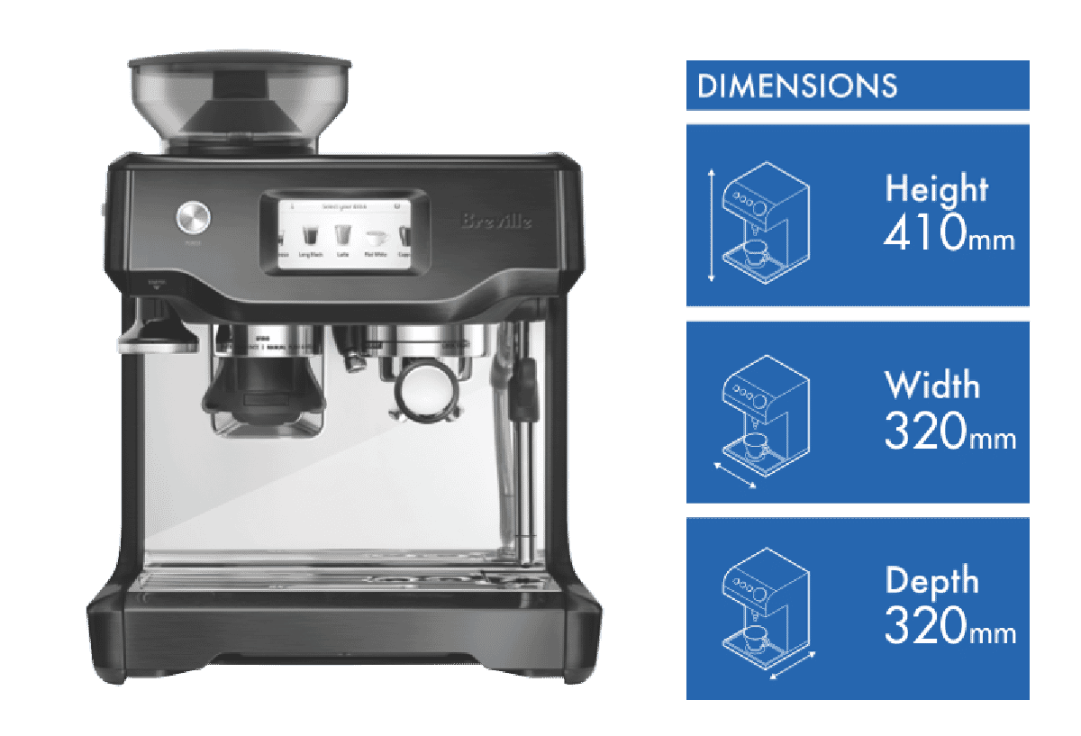 Breville the Barista Touch - Black Stainless Steel - Layaway AU