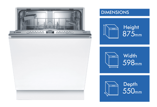 Bosch Series 4 60cm Fully Integrated Dishwasher