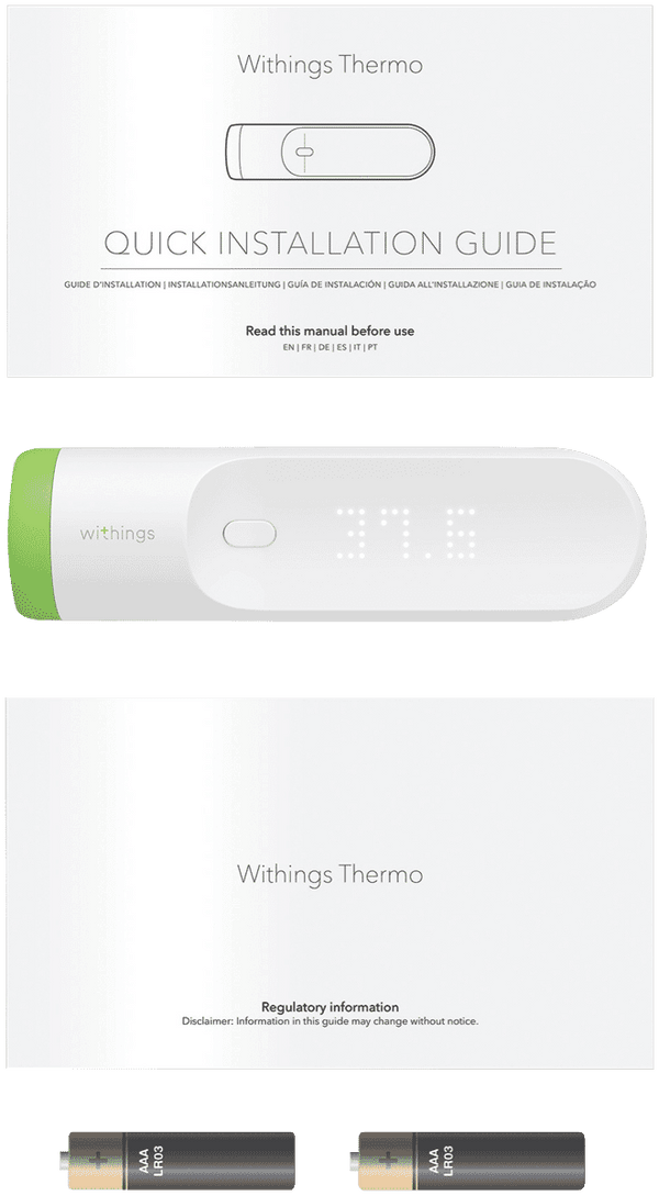 Withings Thermo Smart Temporal Thermometer