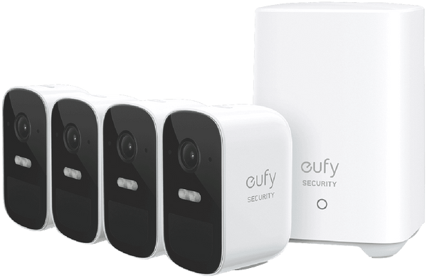 eufy 2C Pro 2K Security System & Homebase (4 Camera)