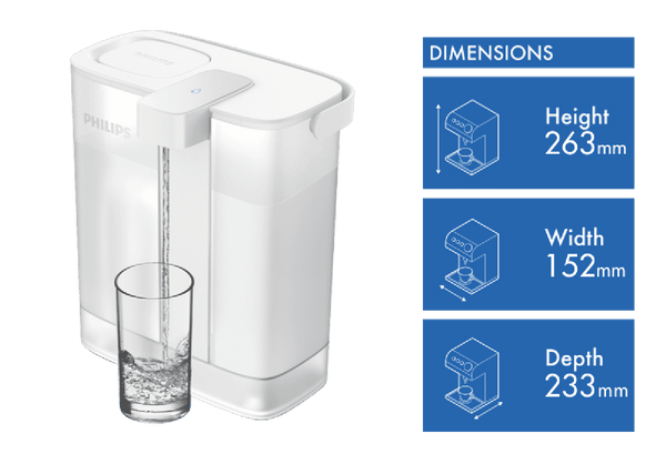 Philips Powered Pitcher with Instant Filtration 3 Litre