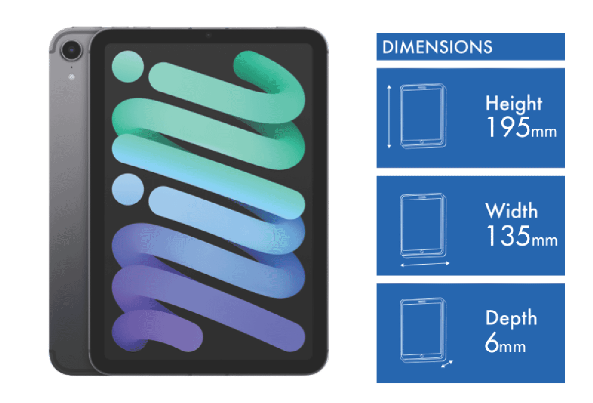 Apple iPad mini (6th Gen) 256GB WiFi+Cell Space Grey - Layaway AU