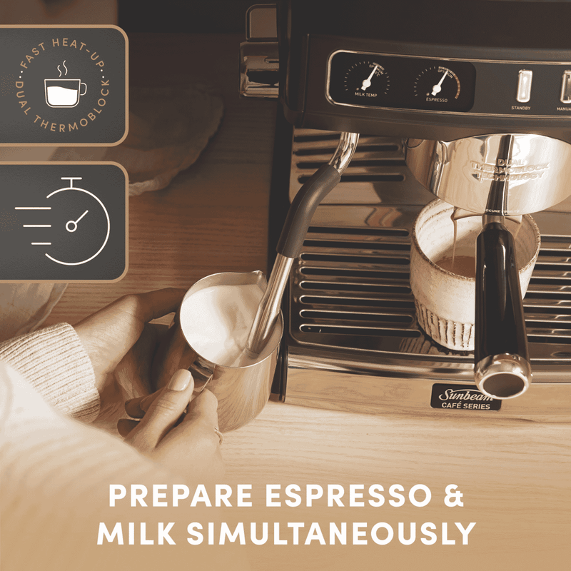 Sunbeam Cafe Duo Espresso Coffee Machine
