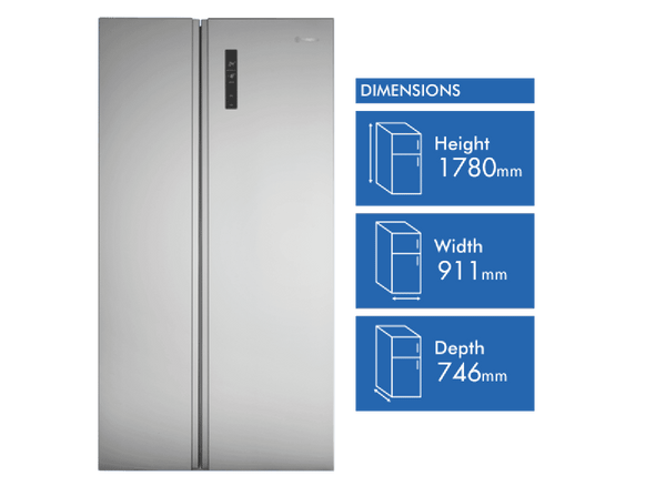 Westinghouse 624L Side By Side Refrigerator