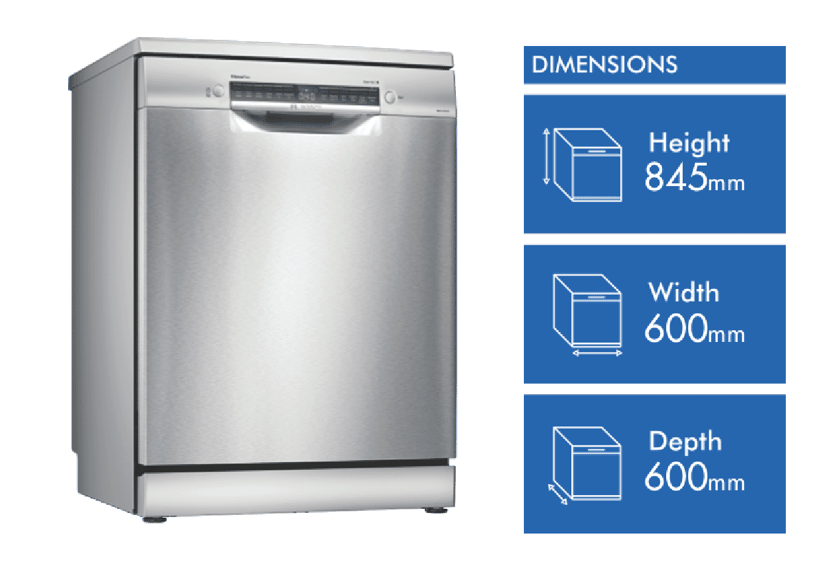 Bosch Series 6 Freestanding Dishwasher Stainless Steel - Layaway AU