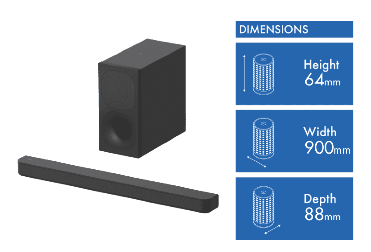 Sony 2.1Ch 330W Soundbar
