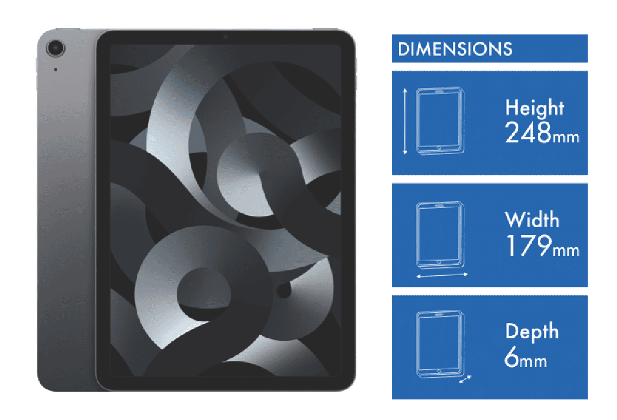 Apple iPad Air 10.9" (5th Gen) Wi-Fi 256GB - Space Grey - Layaway AU
