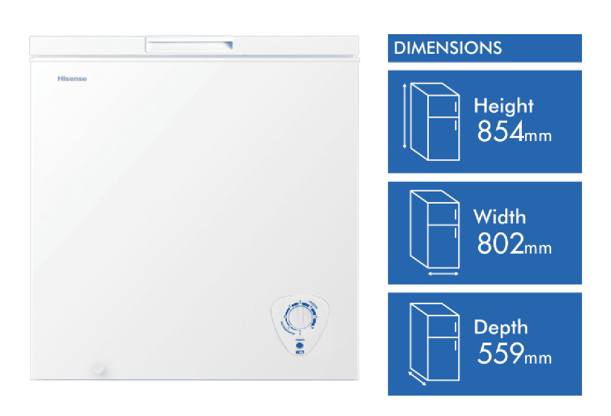 Hisense 200L Hybrid Chest Freezer - Layaway AU