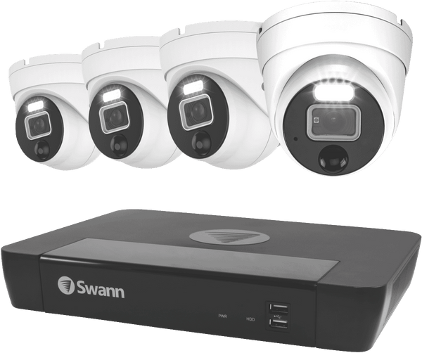 Swann 12MP 2TB NVR Kit w/ 4 x Dome Cameras