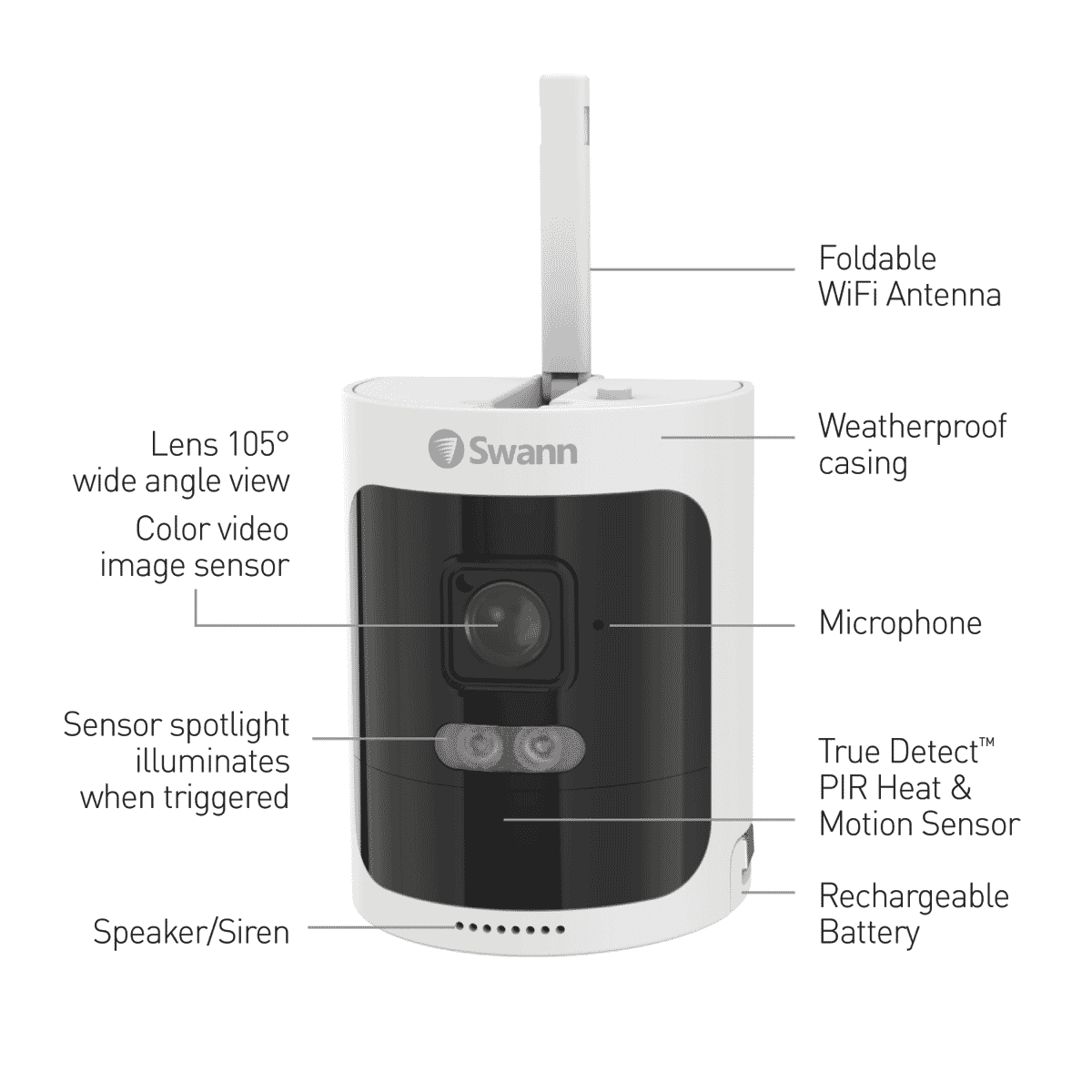 Swann 4 Camera 1TB 2K UltraHD Wireless Security System