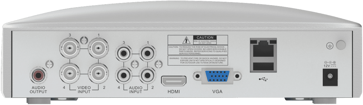 Swann 4K 4 Camera 1TB DVR Security System with Warning Light