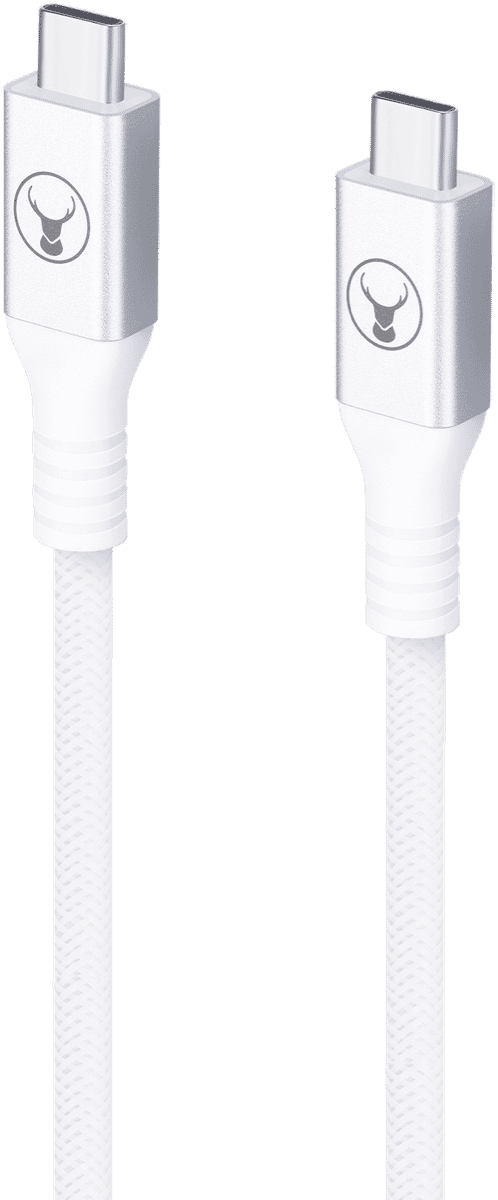 Bonelk USB-C to USB-C Long-Life 10Gbps Transfer Cable - White (2m)