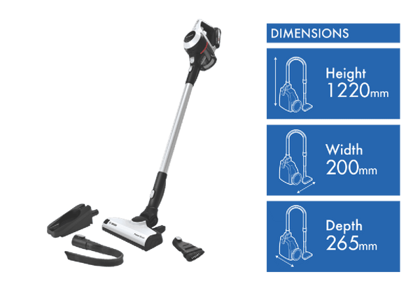 Bosch Series 6 Unlimited Cordless Vacuum White