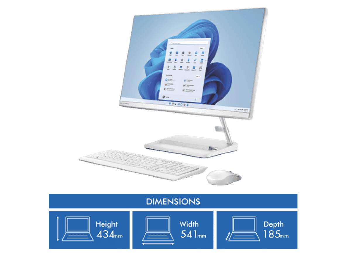 Lenovo IdeaCentre 3 24" AMD Athlon 8GB 256GB AIO