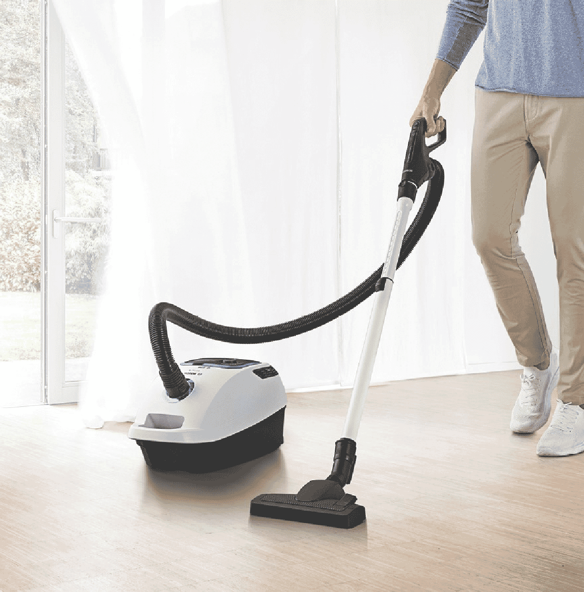 Bosch Series 6 ProHygienic Bagged Vacuum White - Layaway AU
