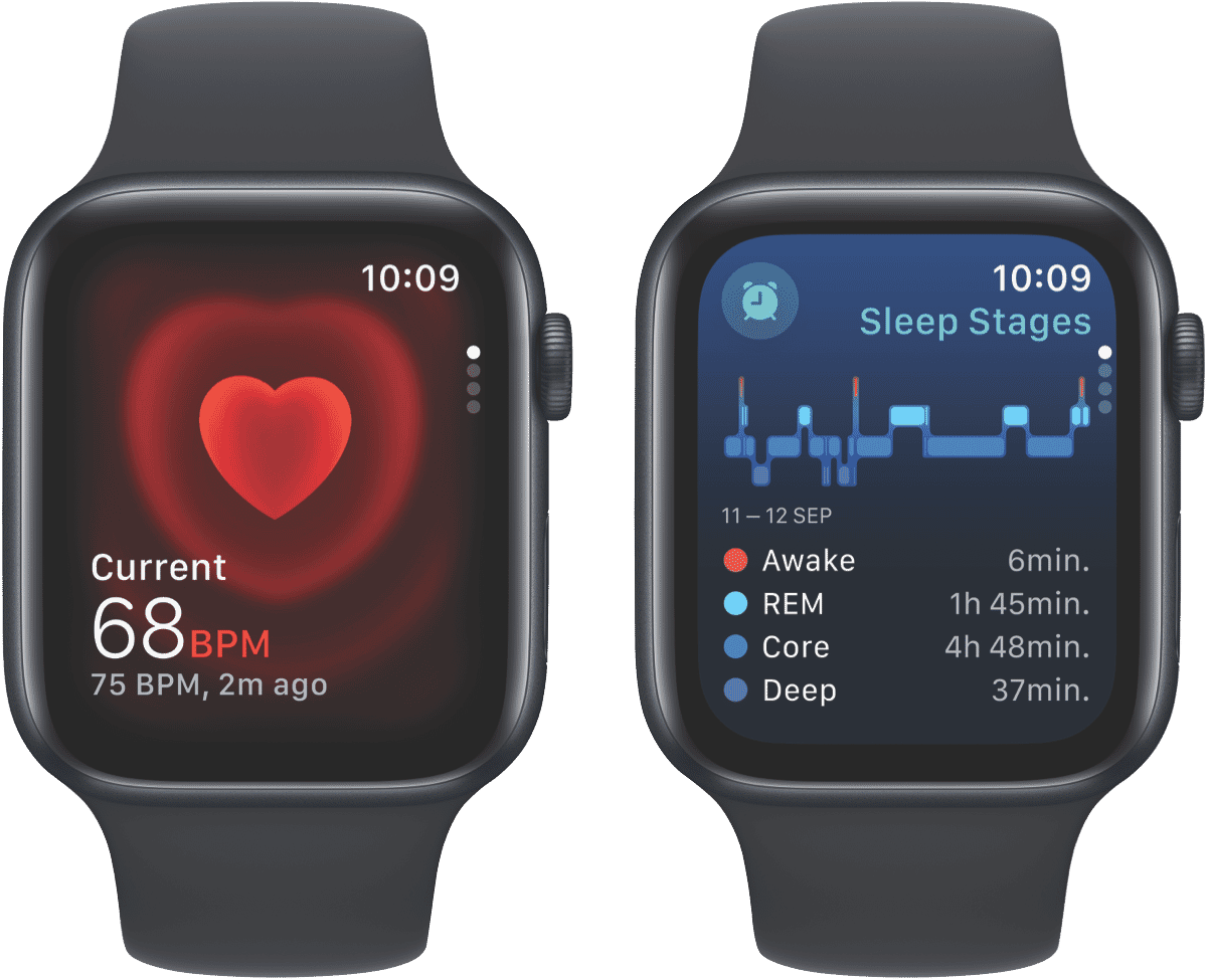 Apple Watch SE GPS 44mm Midnight Aluminium Case with Midnight Sport Band - M/L - Layaway AU