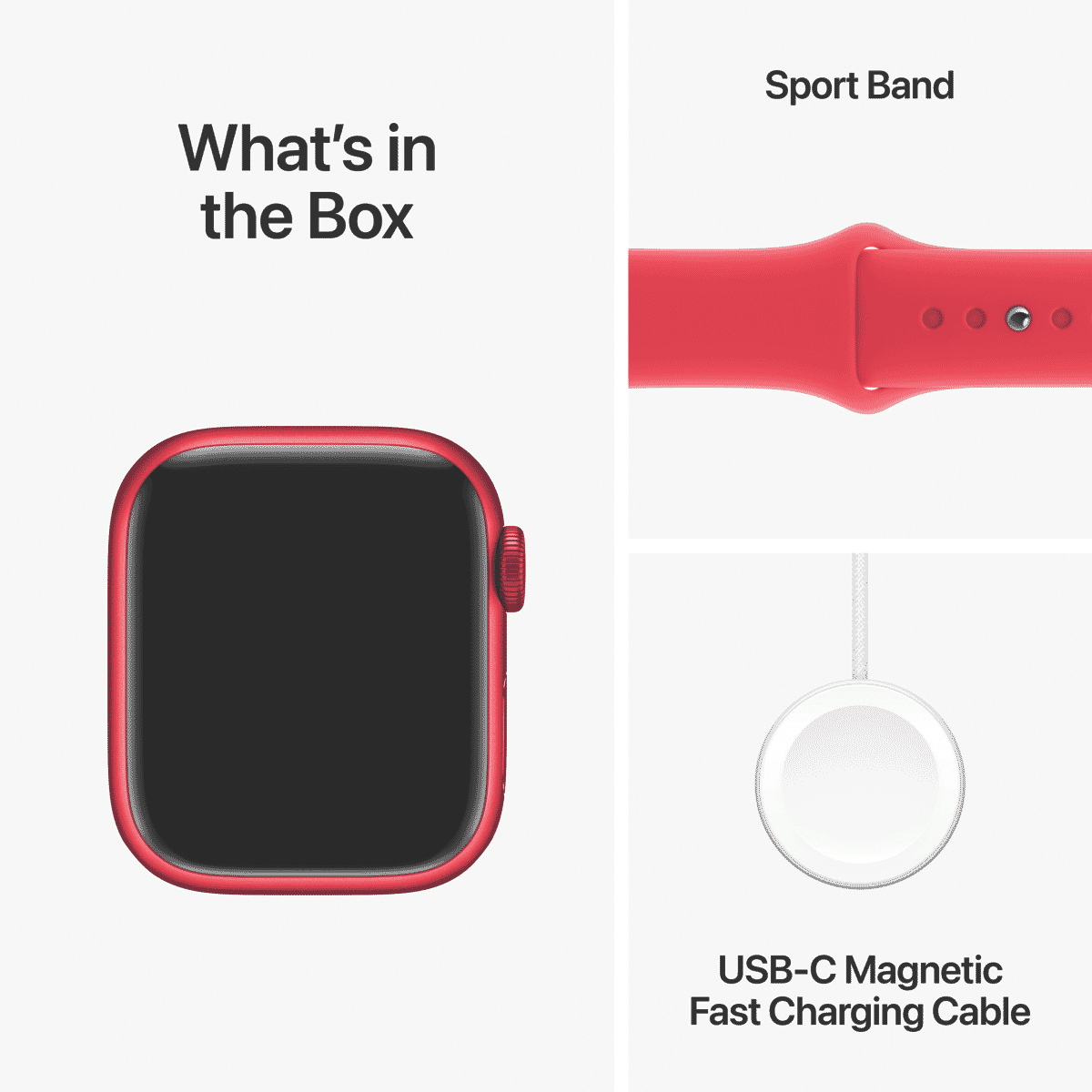 Apple Watch Series 9 GPS 41mm (PRODUCT)RED Aluminium Case with (PRODUCT)RED Sport Band - M/L - Layaway AU